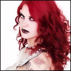 erotic fandom delilah barbarian armor redhead tattoo blueblood