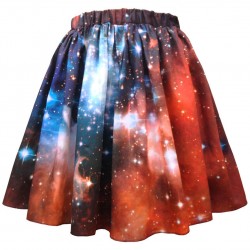 Crimson Galaxy Skirt
