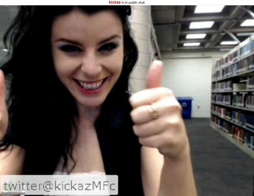 Kickaz Camming from the Library