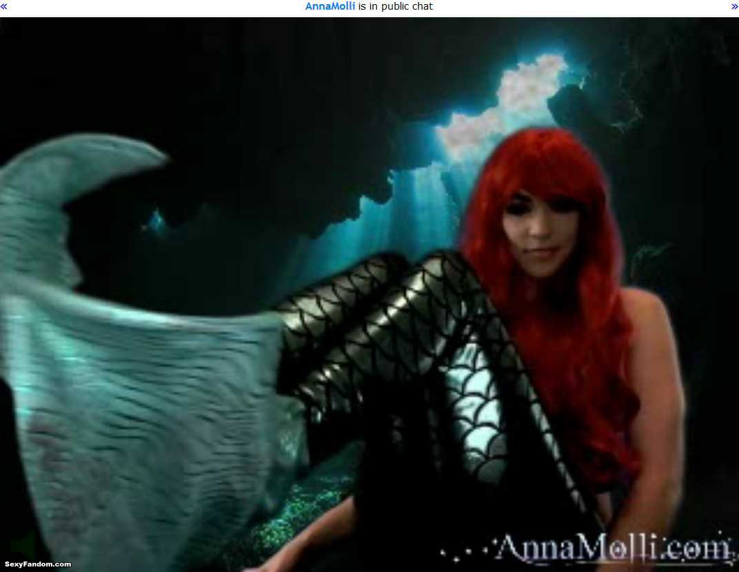 annamolli ariel little mermaid cam