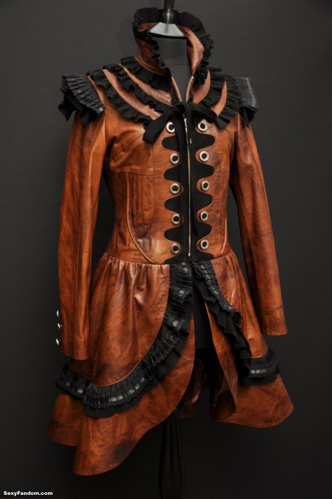 impero london steampunk leather jacket