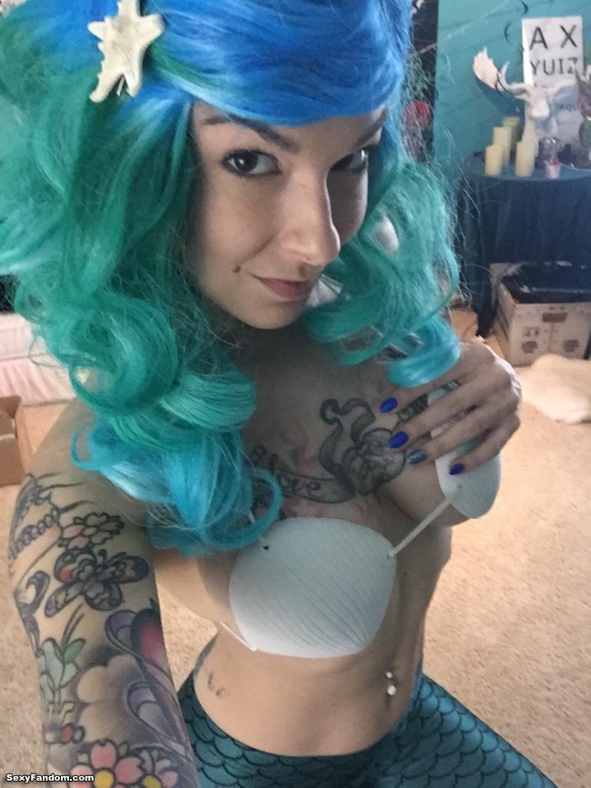 margotdarling mermaid costume cam