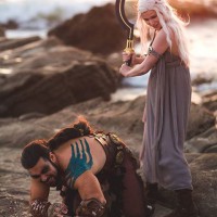 Behind-the-Scenes Dothraki Wedding Cosplay Shoot