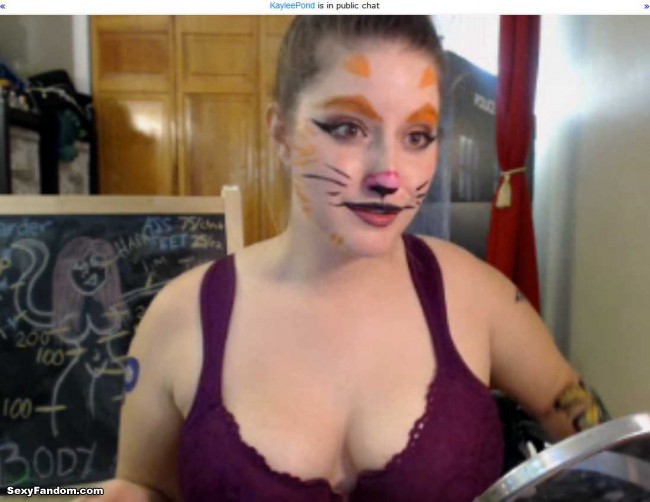 kayleepond kitty makeup cam