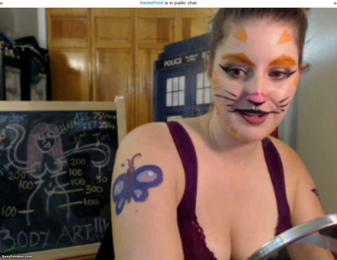 kayleepond kitty makeup cam