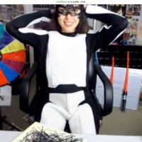 Female Stormtrooper Leia Down