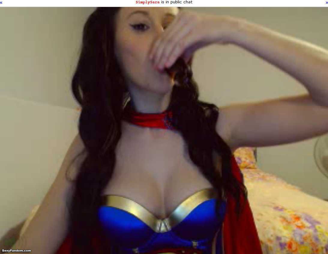 simplysara supergirl cam