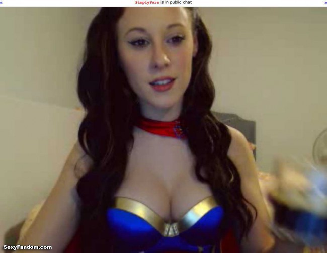 simplysara supergirl cam