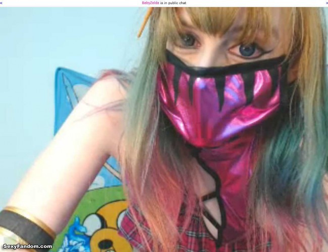 babyzelda schoolgirl ninja cam