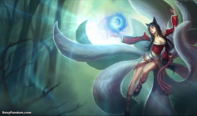 Ahri, the Nine-Tailed Fox in League of Legends