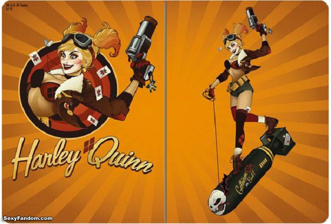 Harley Quinn Cartoon Character
