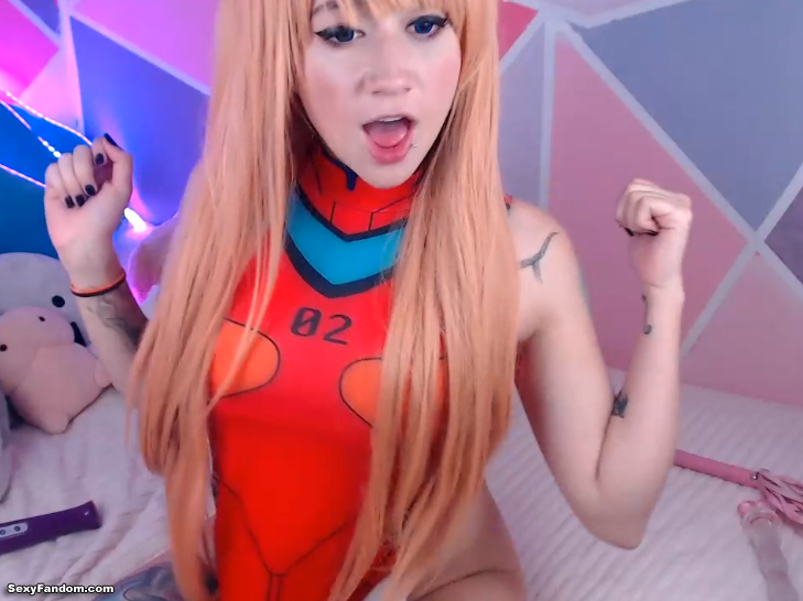 Kao_Chan Is Ready To Pilot Her Asuka Into Battle