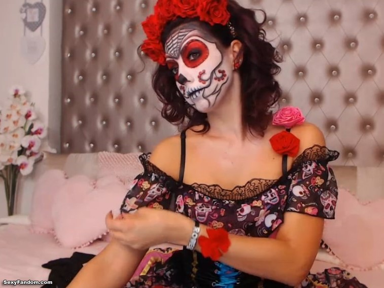 AmberEly Does A Great Sugar Skull