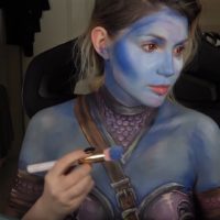 Sylvanas Windrunner Makeup Transformation