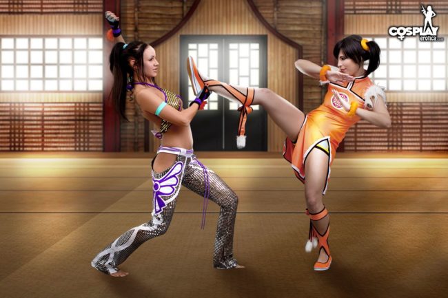 Cosplay Erotica’s Nia And Zoey Are About To Finish Eachother In Tekken