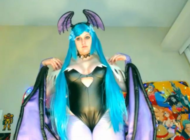 BabyZelda Spreads Her Wings As Morrigan