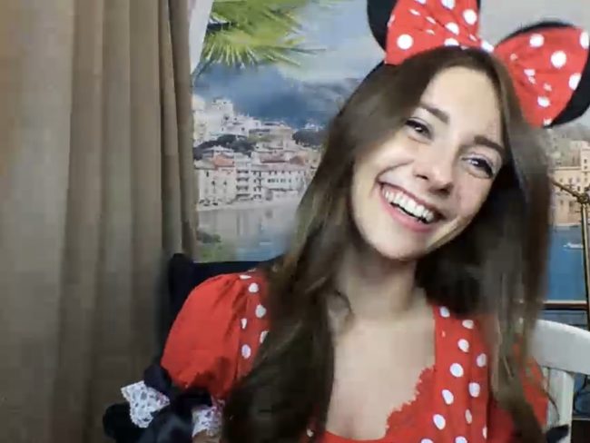 QueenOfTease_ Is An Adorable Minnie Mouse