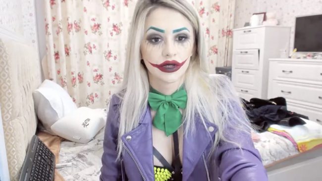 BrianaDmnd Does A Pretty Good Joker