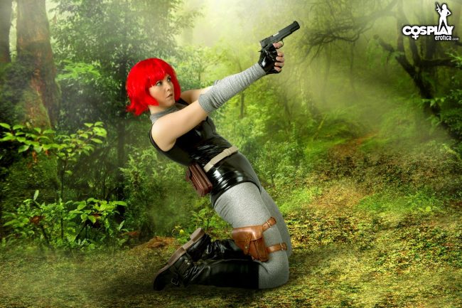 Cosplay Erotica’s Gogo Goes Searching In The Jungle In Dino Crisis