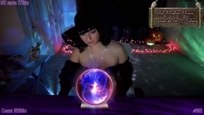 MaeveMystery Sees The Future In Her Crystal Ball