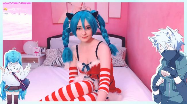 Miku_sweet Is A Very Festive Looking Anime Kitty