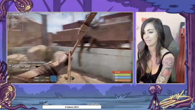 SMKitties Practices Her Bow And Arrow Skills In Nuketown