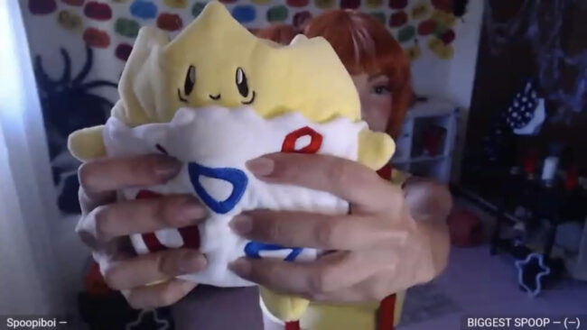 A Wild SpoopyBish Appears With Her Togepi