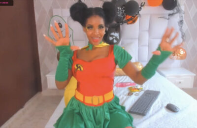 Sidekick Violeta_Hanks_'s Robin Is Superhero Ready