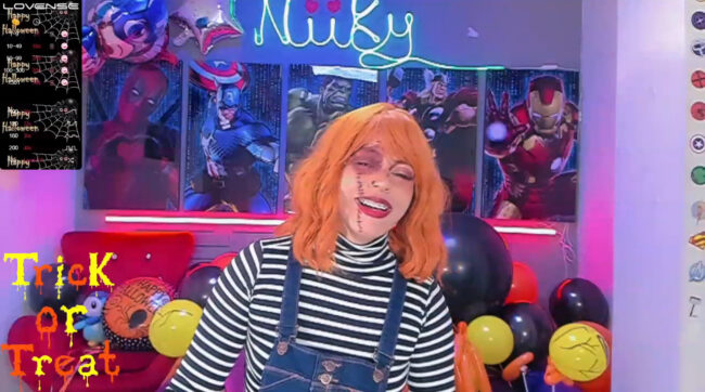Niikydreams Hosts A Balloon Party As Chucky