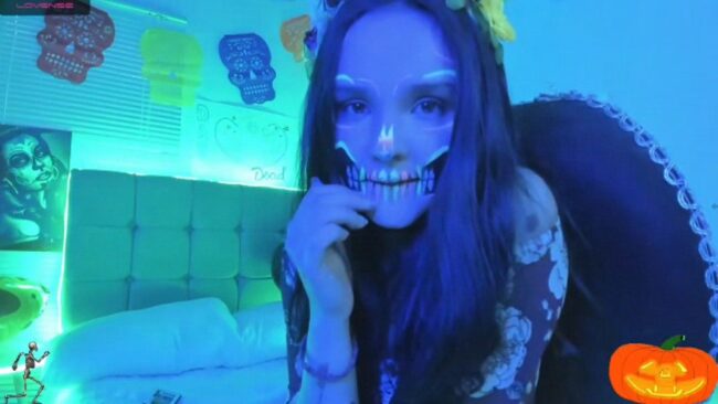 Cute Catrina ViperMariam Does Halloween With A Sexy Twist