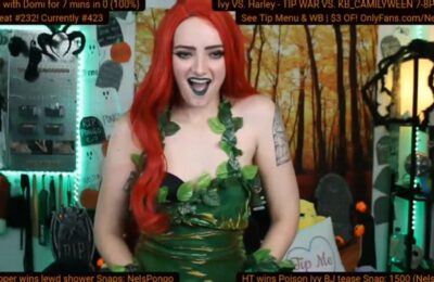 Ivy NelParker Is A Dream In Green For Halloween