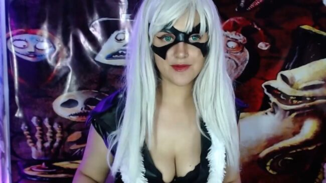 Cristinablue Is Prowling Around As The Black Cat