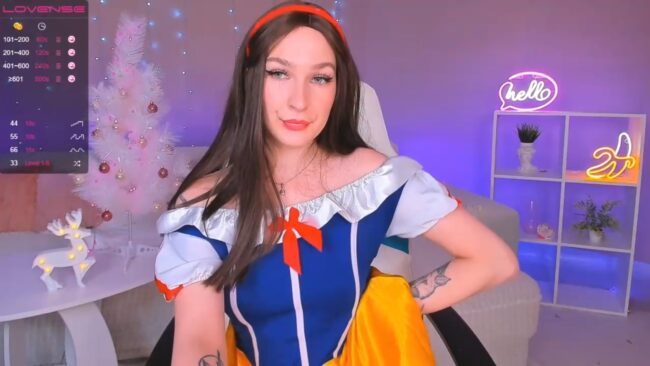 Ameli_Dreamm Becomes The Beautiful Snow White