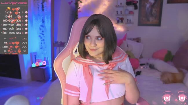 Angelytaxx Is A Pretty In Pink Schoolgirl