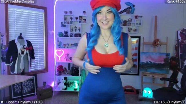 AnimeAnnie Is Back With A Spanking Mario Monday