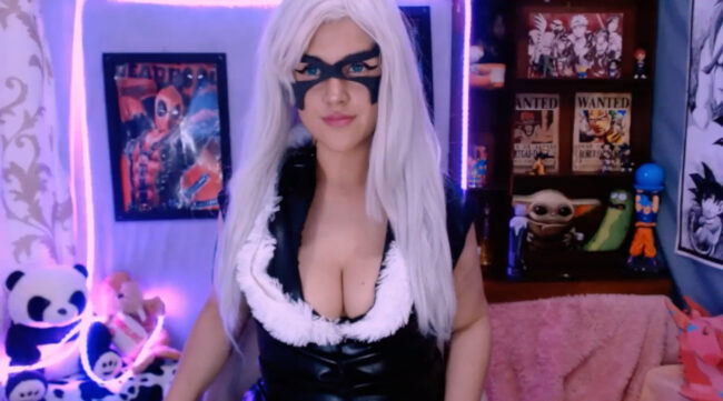Cristin_blue Prowls Her Way Into The Marvel Universe As The Black Cat