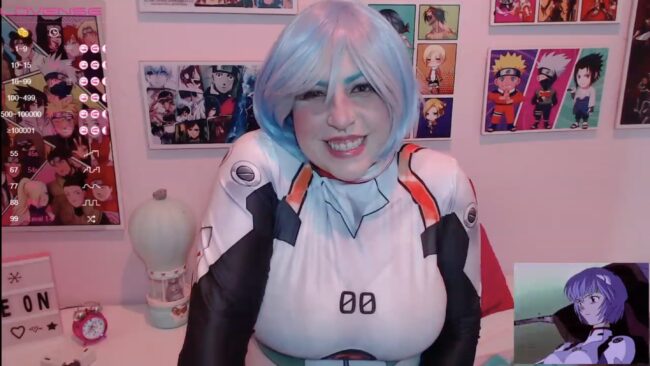 Cannddy_hot Suits Up As Rei Ayanami