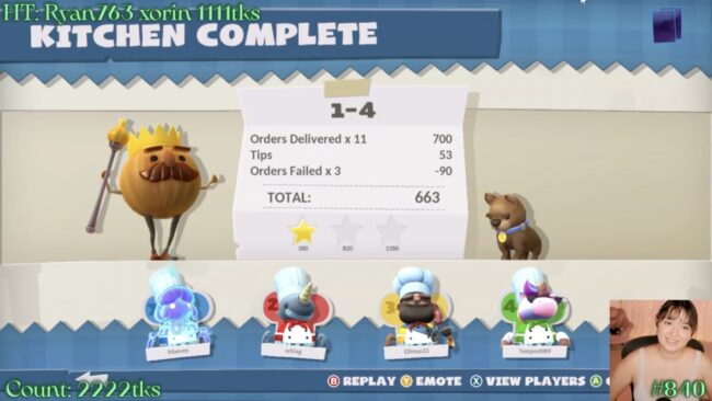 MaeveMystery Tries To Save The Onion Kingdom In Overcooked