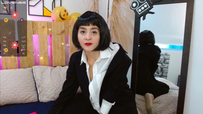 Emily_Sartre Has Got The Moves As Mia Wallace From Pulp Fiction