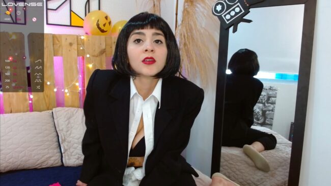 Emily_Sartre Has Got The Moves As Mia Wallace From Pulp Fiction