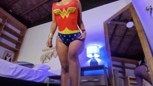 Elif_27 Fights For Justice As Wonder Woman