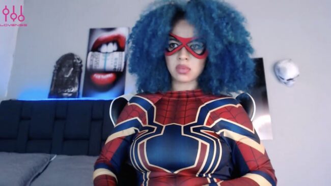 Angelik_Blue Puts On The Iron Suit