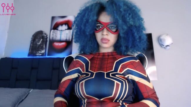 Angelik_Blue Puts On The Iron Suit