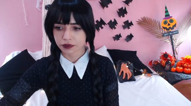Abigaill_Rose Is Quite Cooky As Part Of The Addams Family