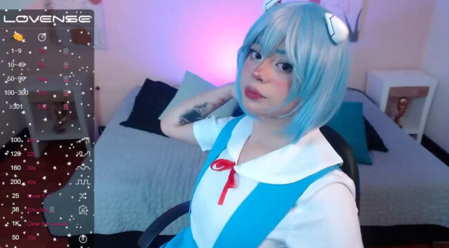Akame_Riu Is Ready For School As Rei Ayanami