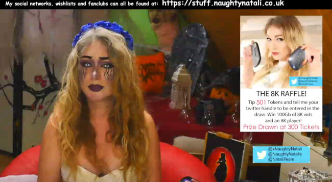 XNaughtyNat Makes For A Spooky Corpse Bride