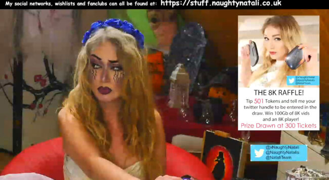 XNaughtyNat Makes For A Spooky Corpse Bride