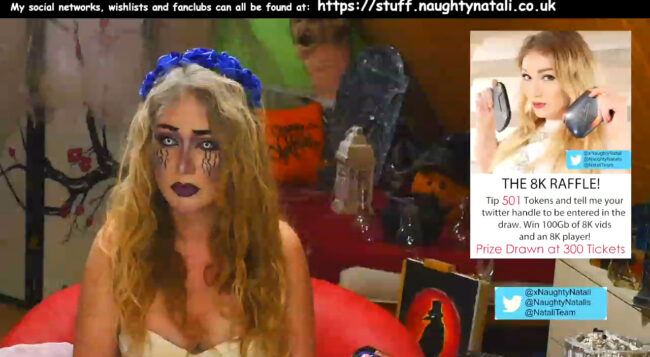 XNaughtyNat Makes For A Spooky Corpse Bride