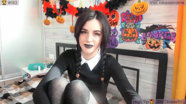 WeirdMe_ Brings The Kooky And The Spooky As Wednesday Addams