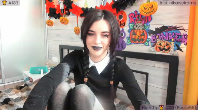 WeirdMe_ Brings The Kooky And The Spooky As Wednesday Addams